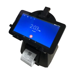 7 -11 дюймовая Android pos-система с подставкой для планшета все в одном мобильный 58 мм POS-аппарат TC2200C принтером кассового