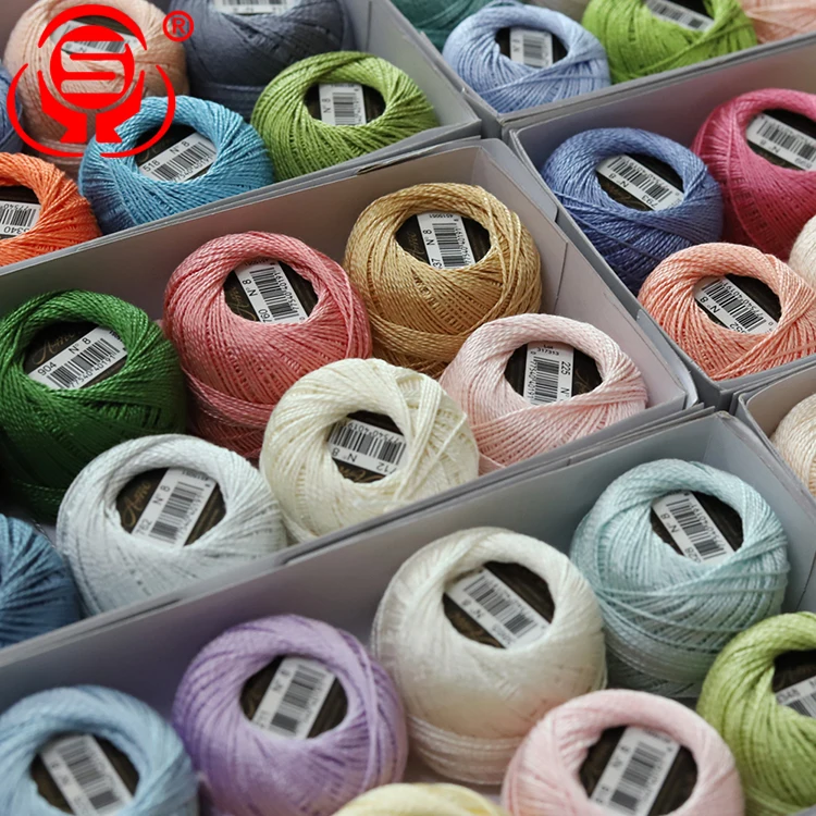 
10-roll Packed Knitting Cotton Thread Household Sewing Thread with Assorted Color China Wholesale 