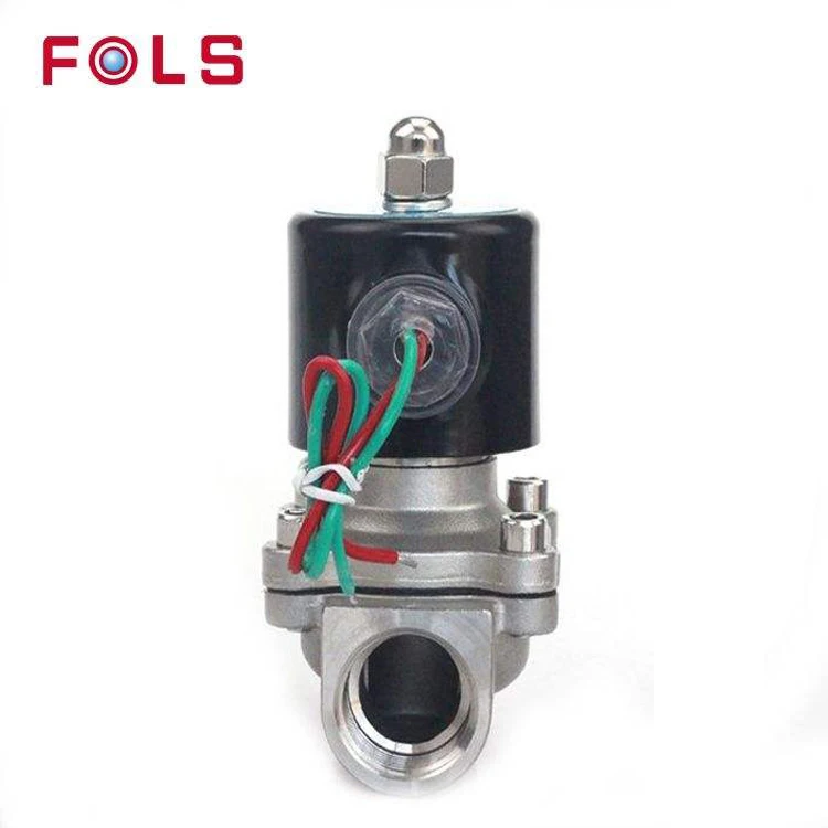 DN20 3/4 inch 2W-200-20 Normally Closed stainless steel  AC220V DC12V DC24V 2 way mini electric actuator Solenoid Valve