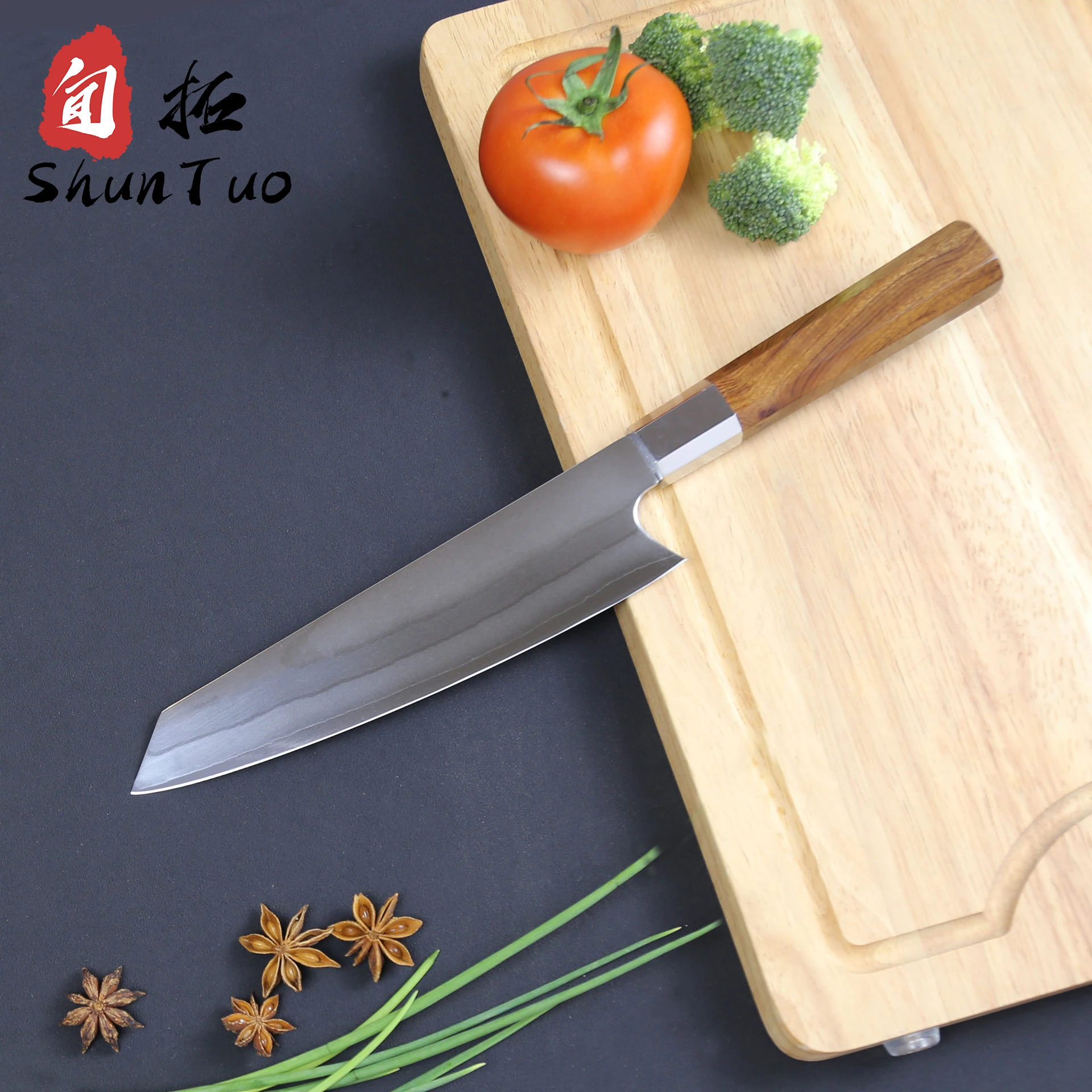 kitchen utensil and japanische chef schafscher messer chicken chopping bone damascus kiritsuke santoku knife set with cover