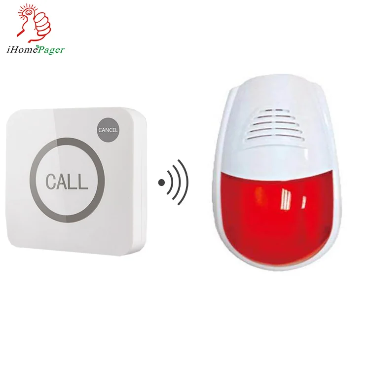 Высококачественная Беспроводная аварийная сирена для туалета с функцией