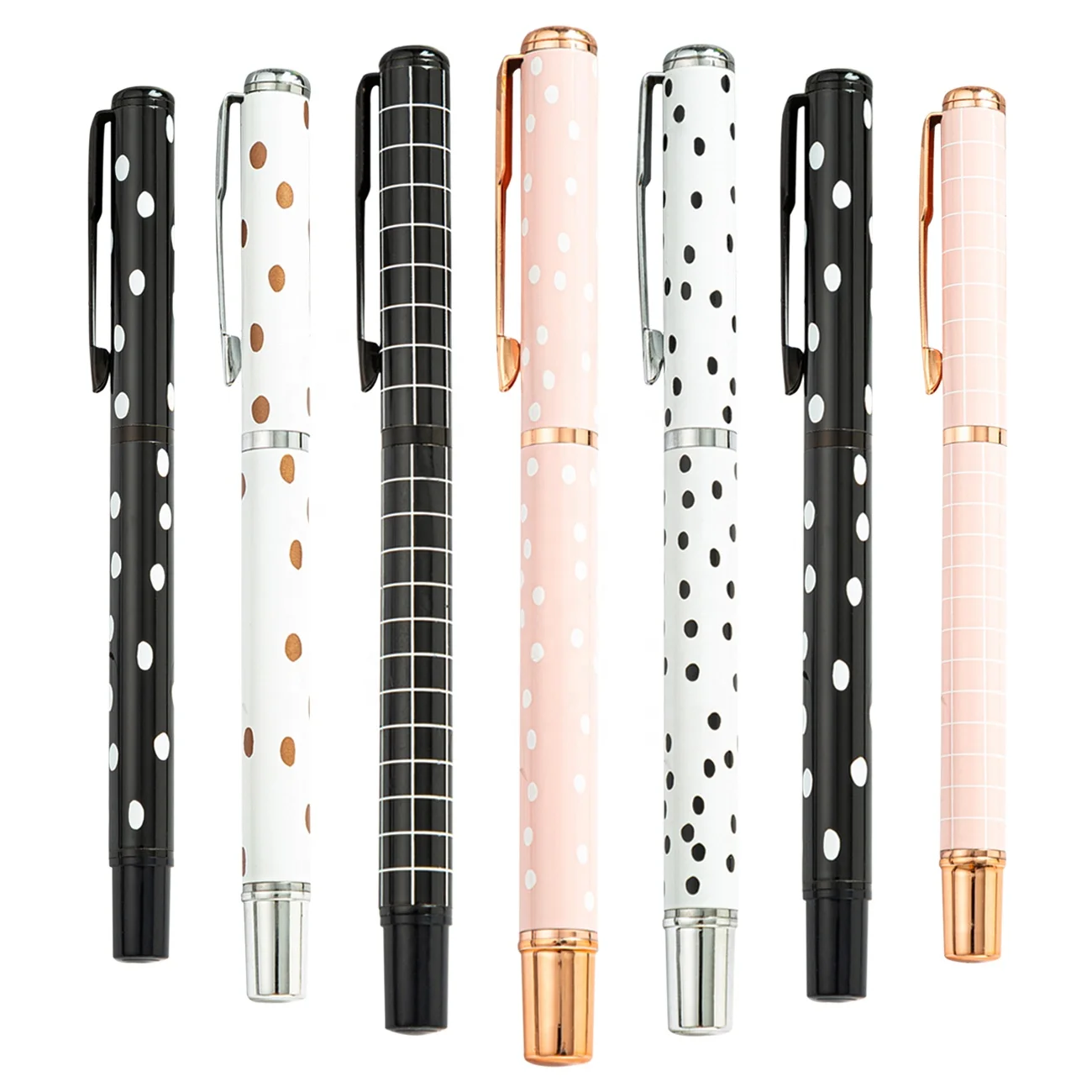 Novelty Dot Luxury Fashion Custom Logo Roller Pen High Quality Promotional Gift Metal Roller Pen