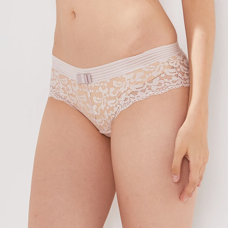 In stock young girl lace sexy lace transparent panties