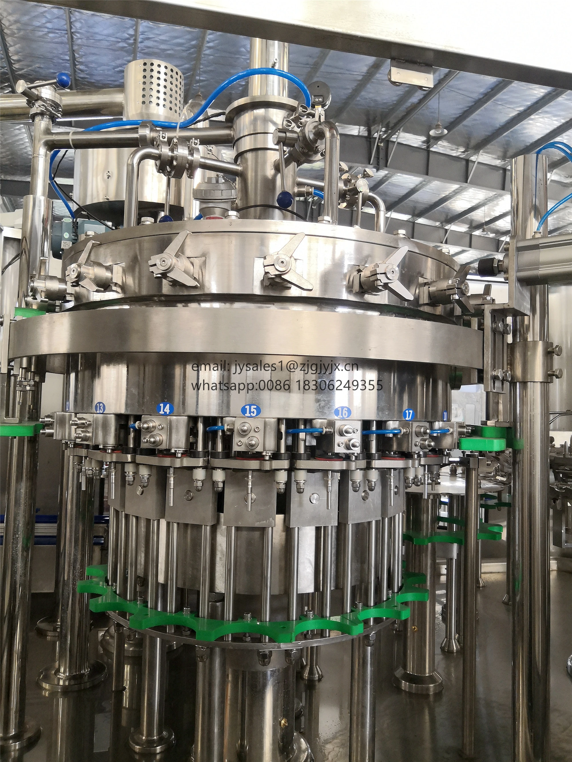  Полная производственная линия CSD/машина для производства газированных безалкогольных напитков с фруктовым