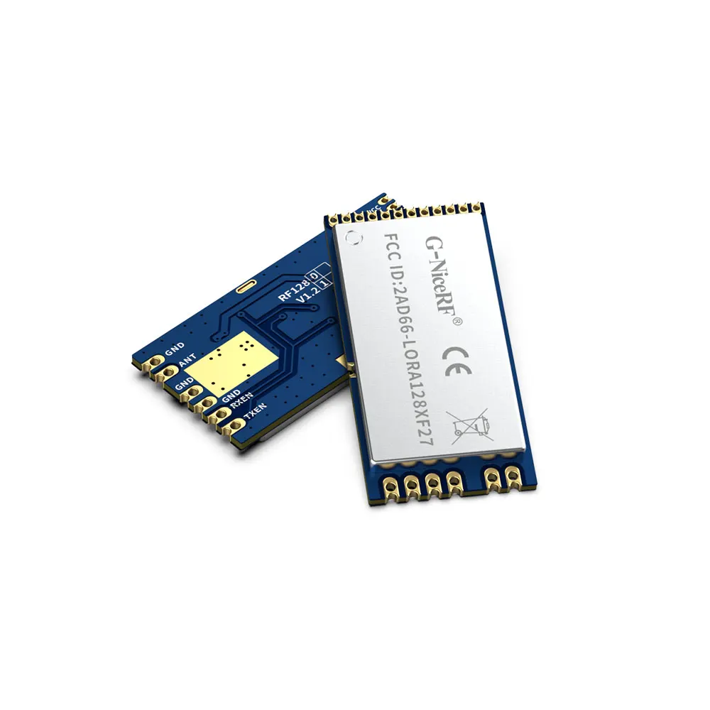 LoRa1281F27 FCC ID & CE-RED Certified 500MW SX1281 chip Long distance 2.4GHz lora rf transceiver