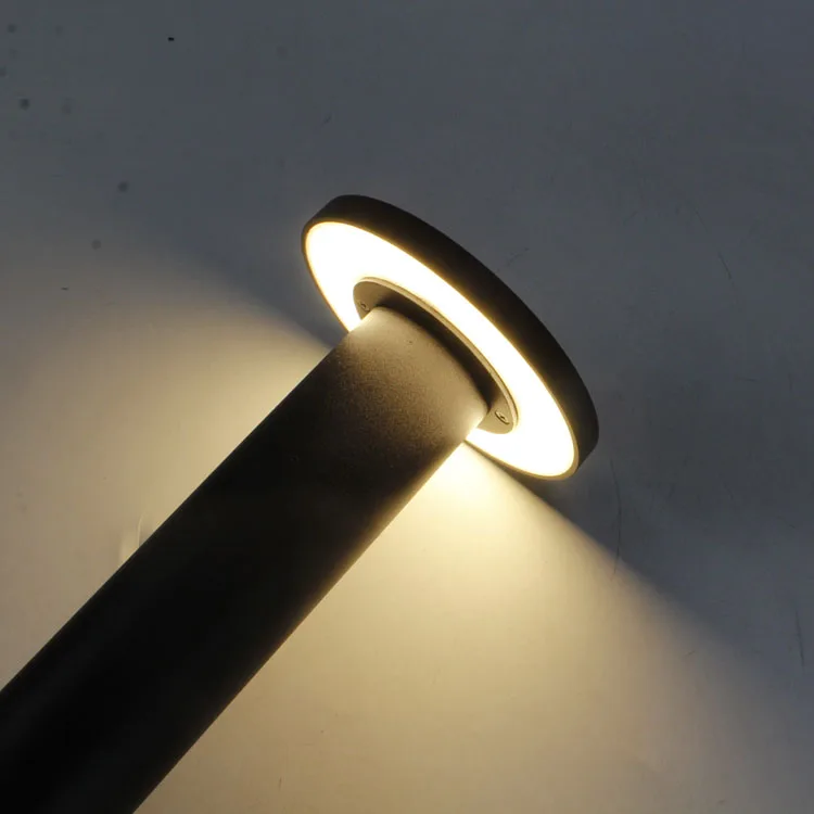 Modern Aluminium LED Bollard IP65 Waterproof Outdoor Garden Light for Hotel Pathway Lawn Lights