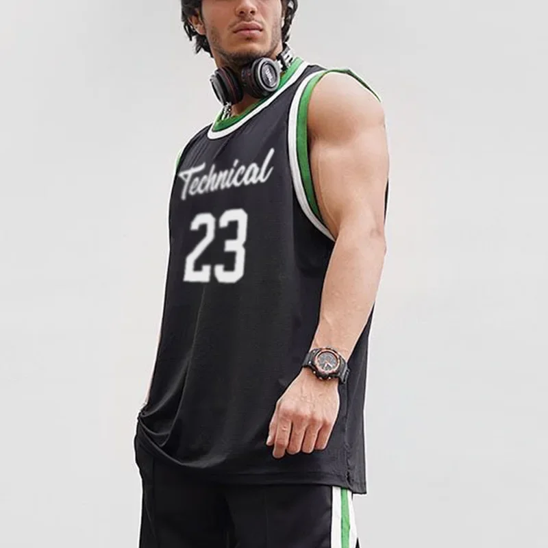 Wholesale basketball gym wear for men American style vintage plain black basketball jerseys