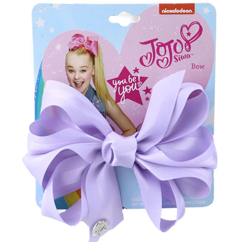 Wholesale High Quality Hsir Clip 5 Inch Beautiful Jojo Siwa Big Bows Hair Accessories Baby Jojo Siwa Hair Bows For Girls Party