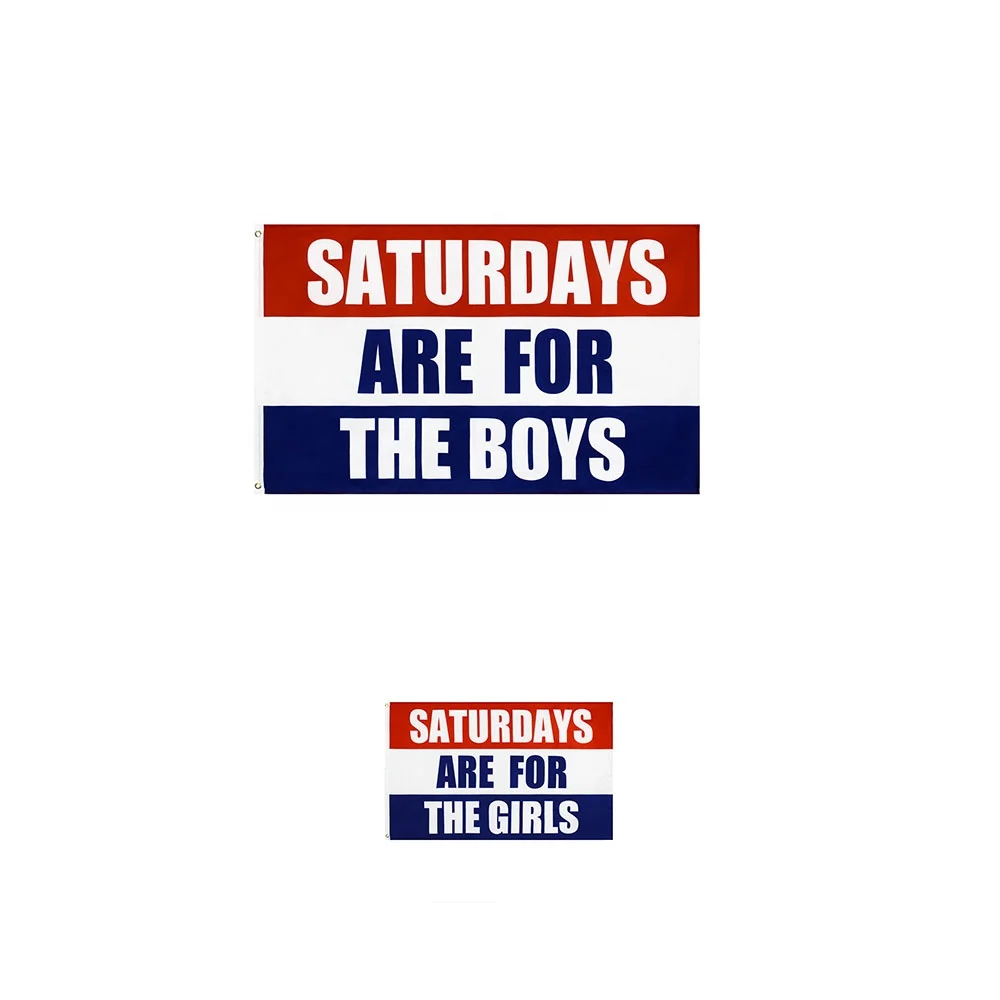 
Wholesale 100% Polyester 3x5ft Stock Banner SAFTB Saturdays Are For The Boys Flag  (62143915787)