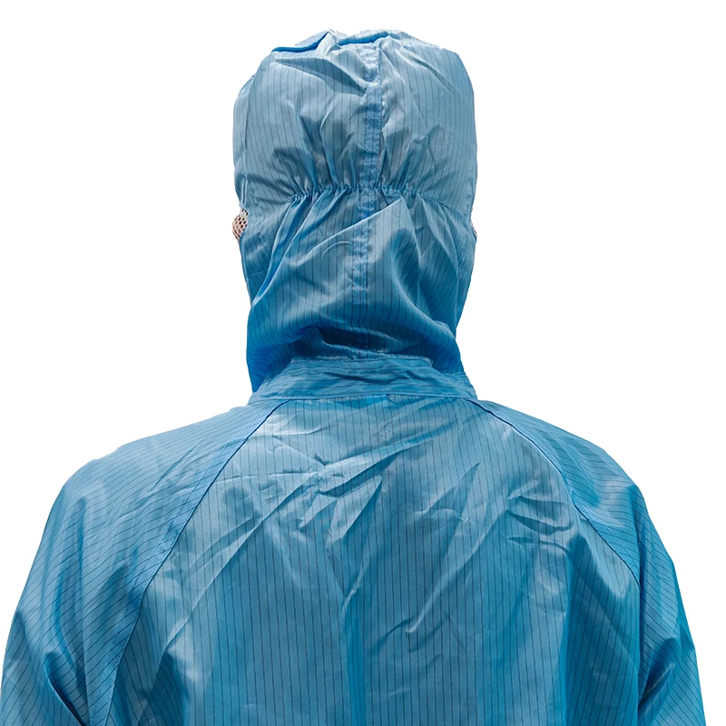 Anti-static waterproof workshop uniform cleanroom esd lint free smock gown garment cleanroom clothes