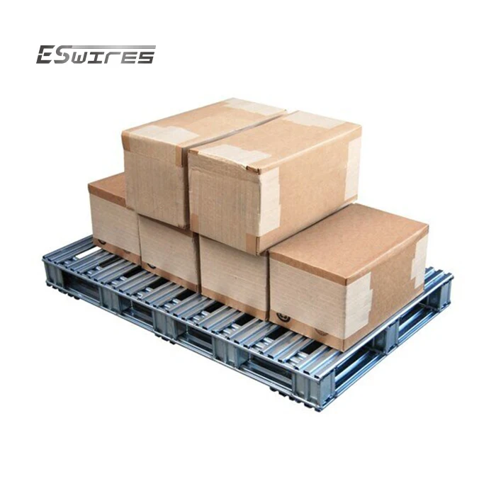Customized warehouse storage galvanized metal welded light steel pallet