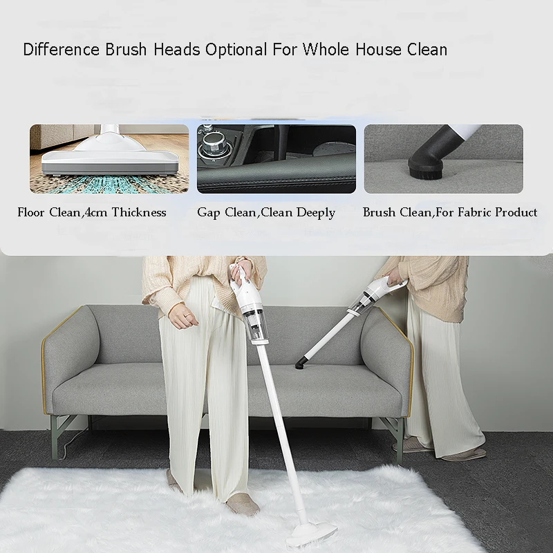 2022 Newest portable handheld 12000pa strong power suction home pet vacuum cleaner rechargeable mini car vacuum cleaner