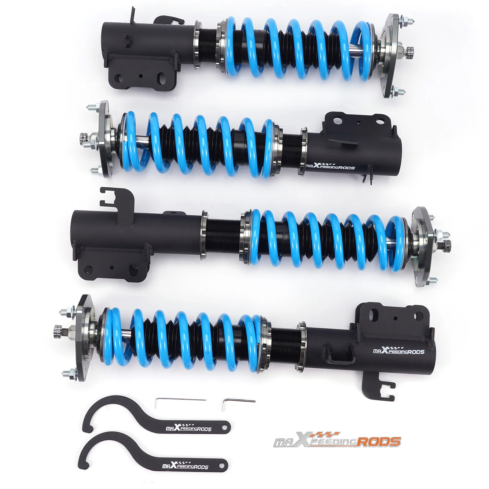 maXpeedingrods 24-Step Adjustable Damper Shock Absorber Coilovers For Nissan X-Trail T30 2001-2007