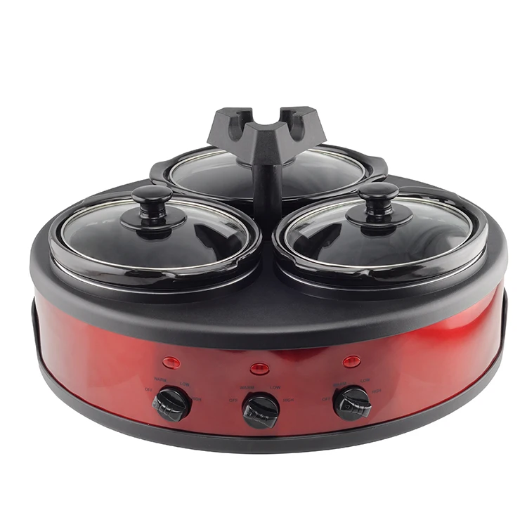Заводская поставка 2.4qt Smart Pot Multi буфетный сервер для отелей керамическая Тройная