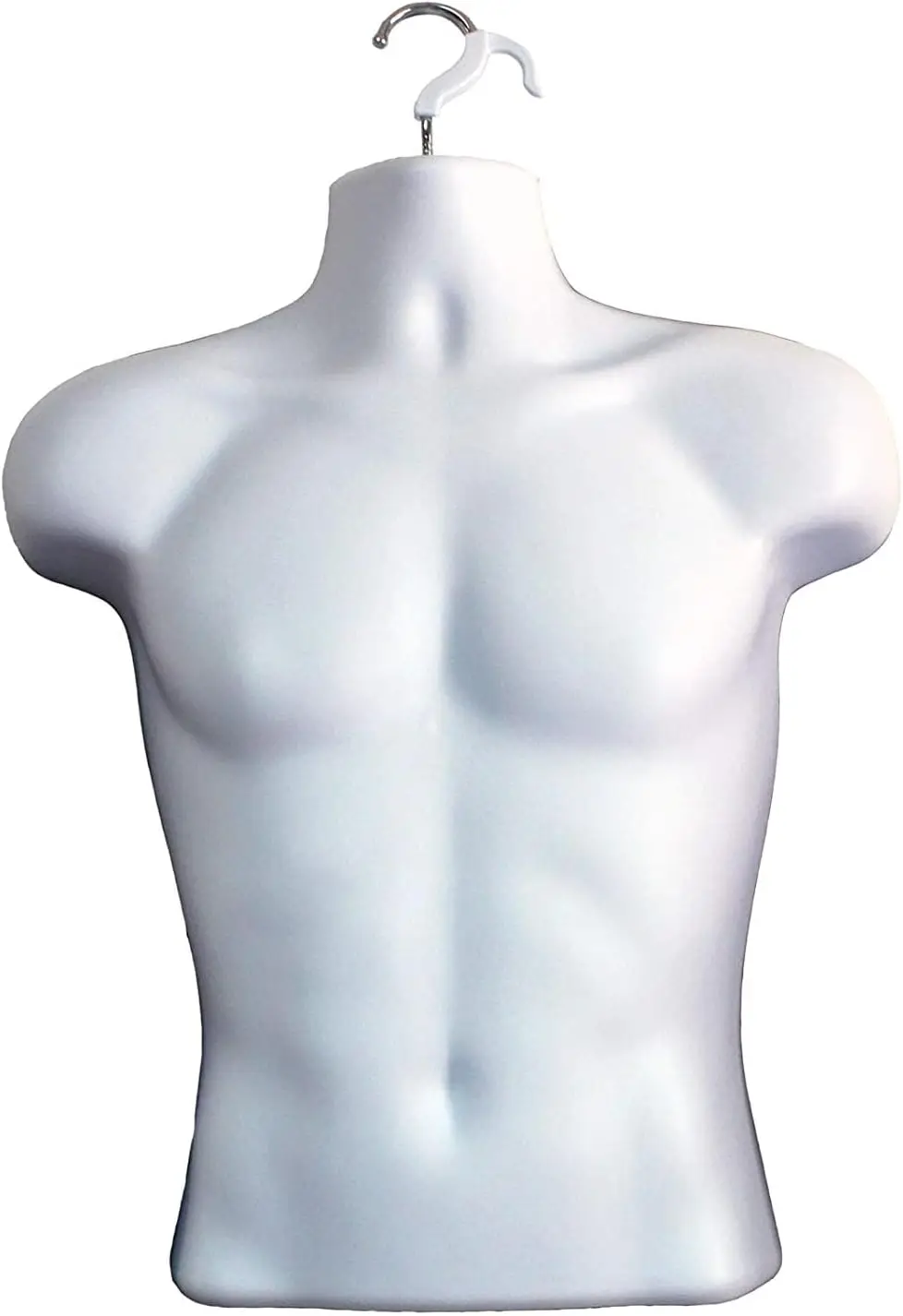 Male and Female Plastic Torso Mannequin Hollow Back Body Torso Set Half Body With Hanging Hook for Clothes Bikini Display