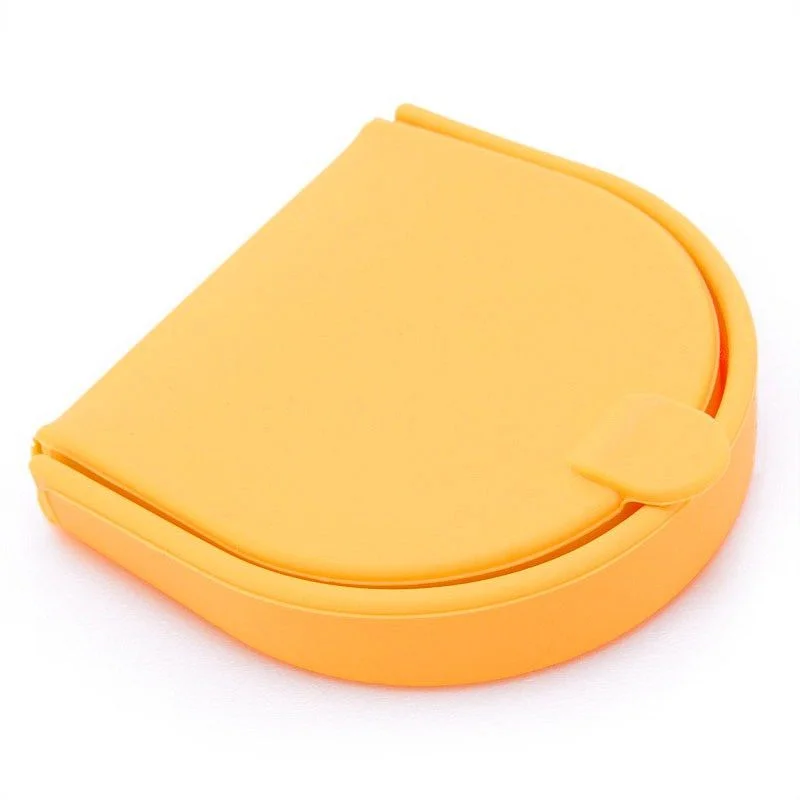 Custom Wholesale Mini Cute Candy Color Silicone Coin Purse