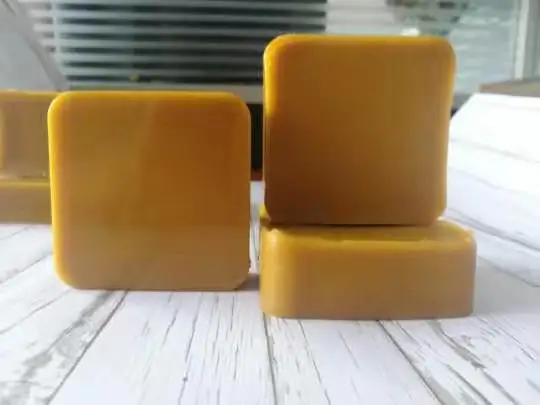Yellow synthetic beeswax