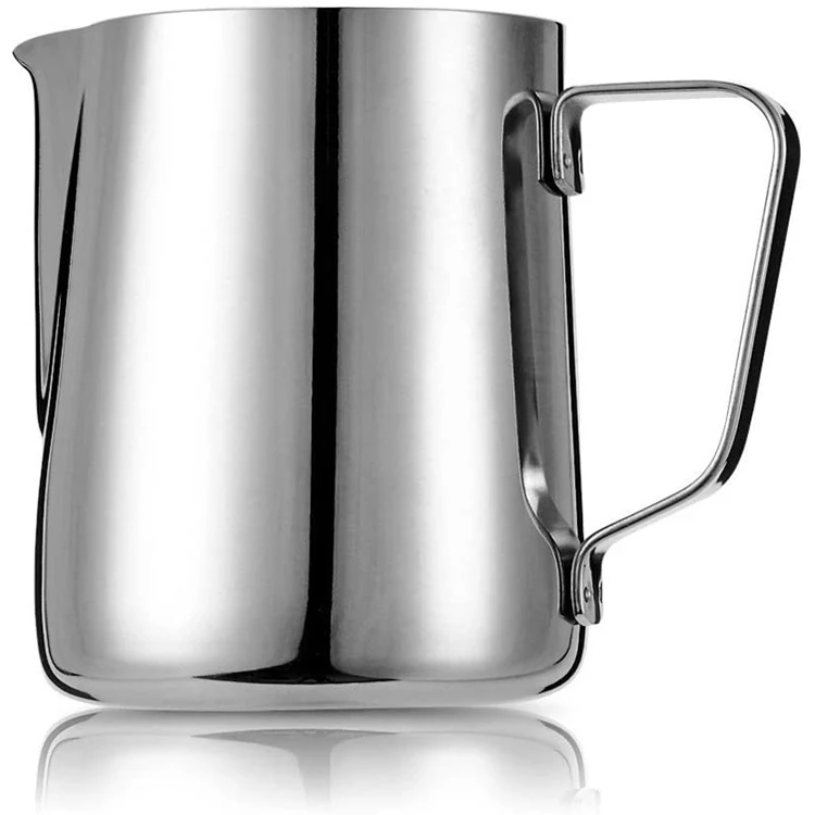 PURPLESEVEN Hot Sale 20oz 600ml Stainless Steel Espresso Coffee Pitcher Barista Craft Coffee Latte Milk Frothing Jug Pitcher Cup