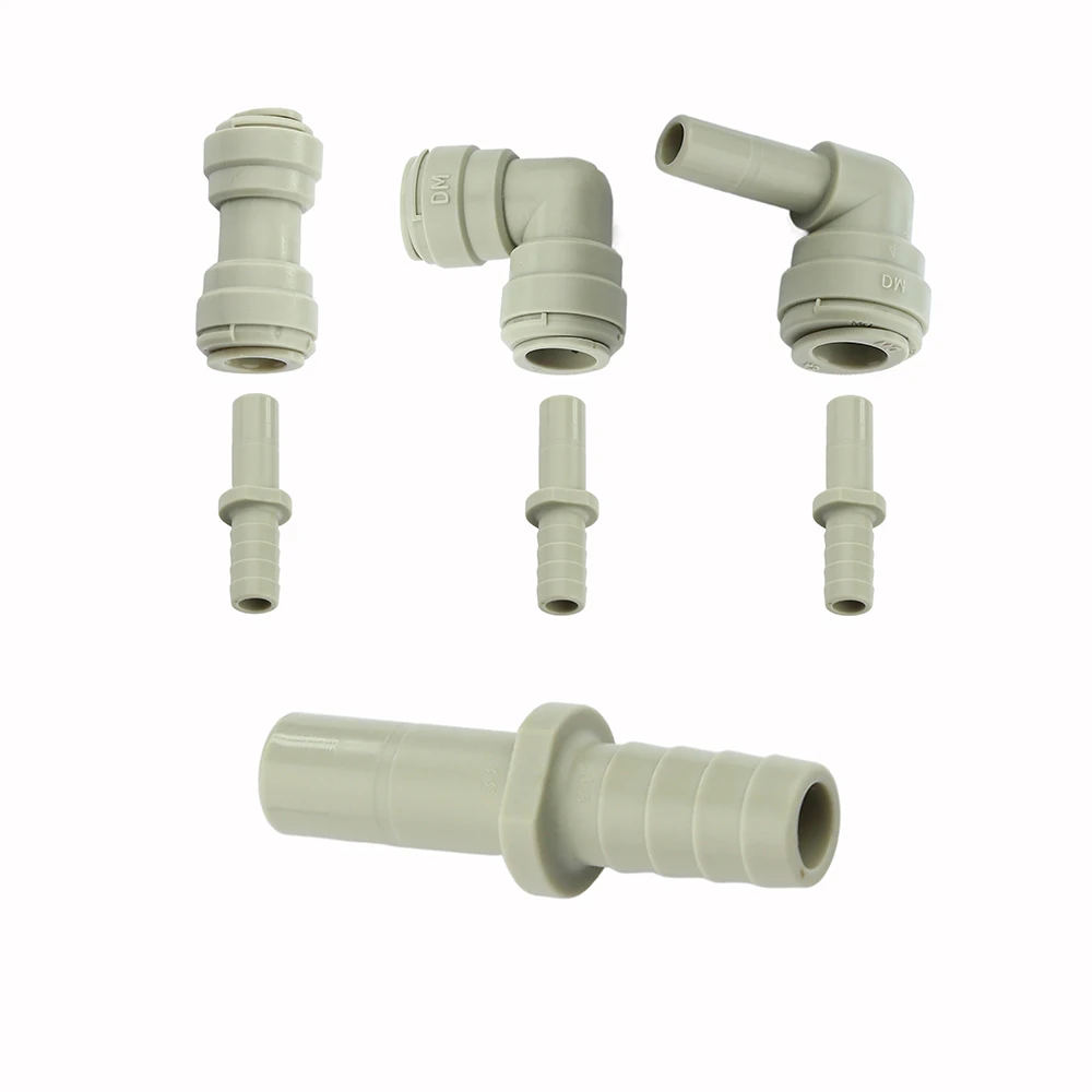 Korea quick insert plastic food grade fittings used in water beer milk juice