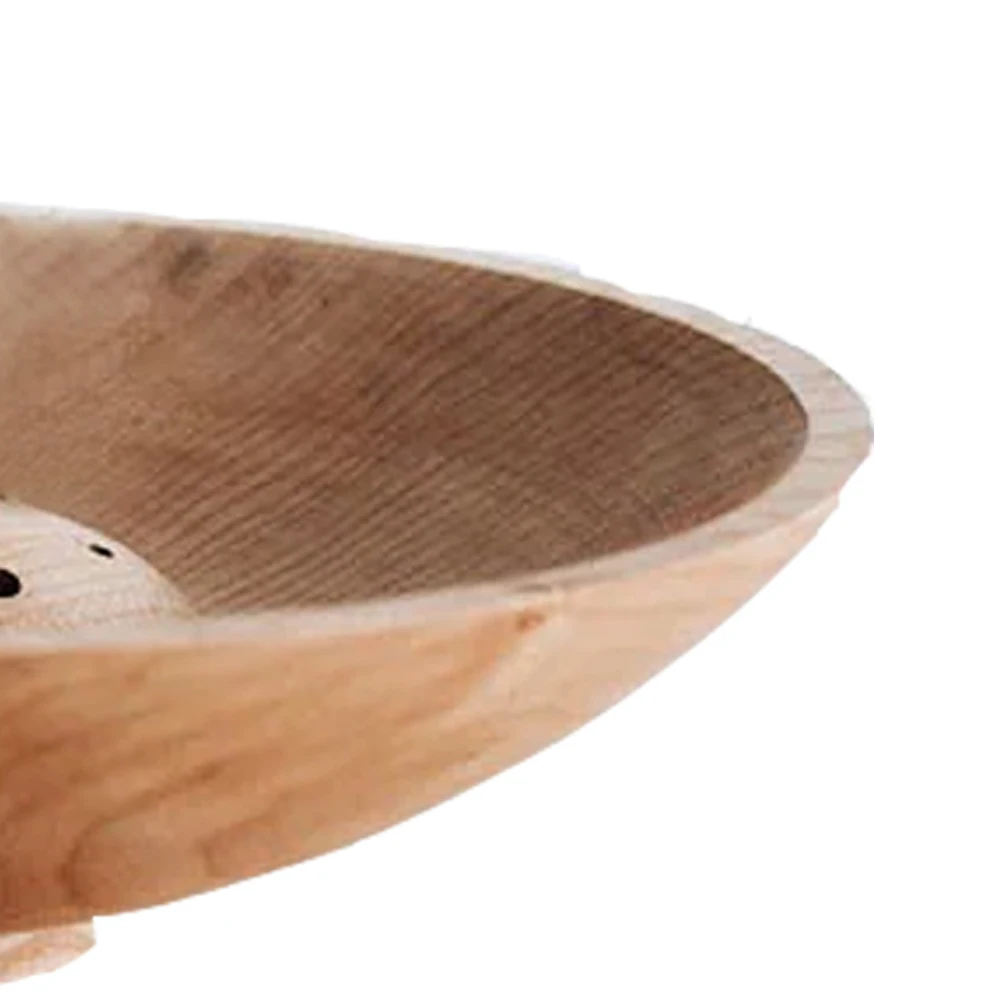 Wood Dried Flower Bowl Wooden Flower Frog Ikebana Bowl