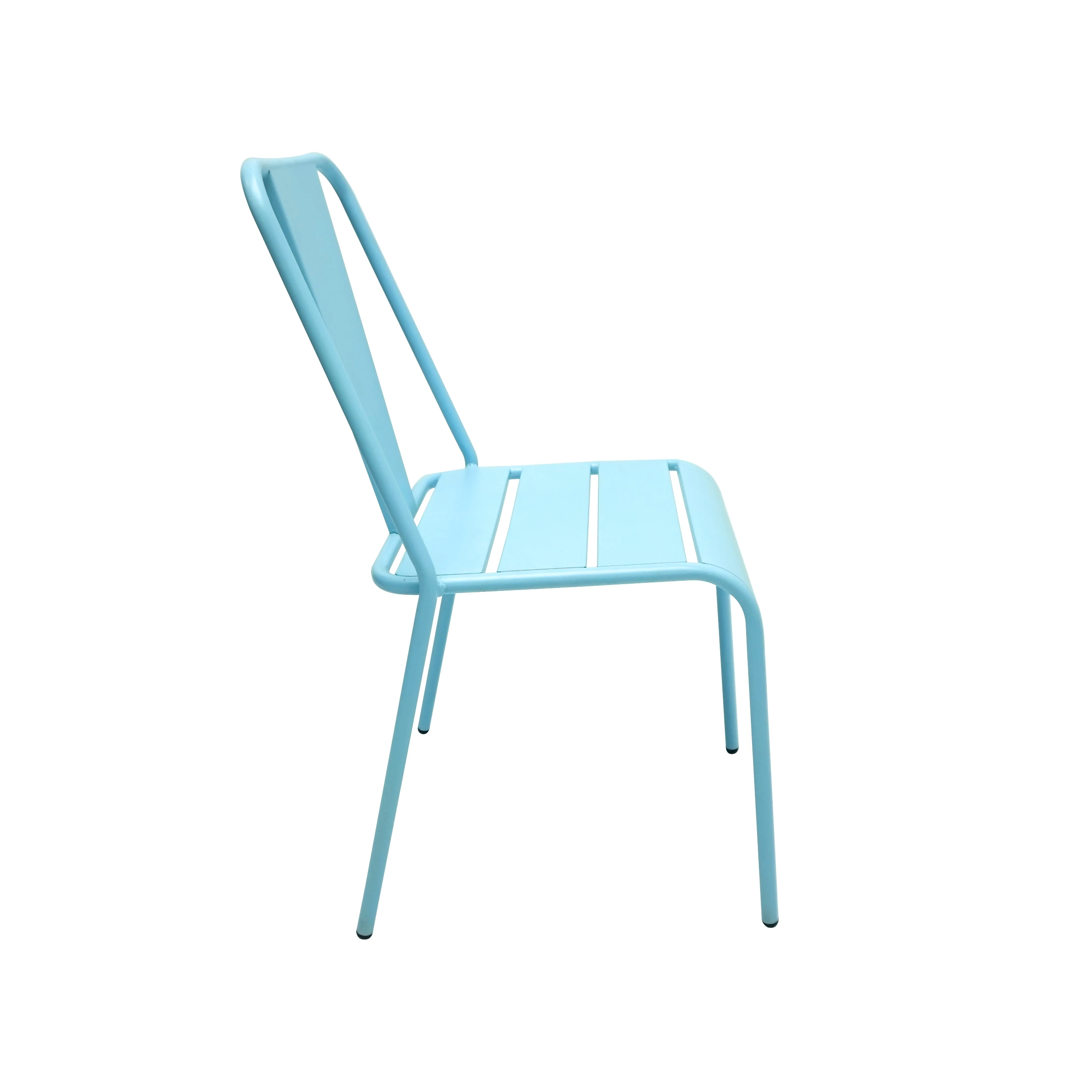 Backyard Blue Simple Design Steel Metal Outdoor Dining Set 3pcd Patio Bistro Garden Dining Set For Sale