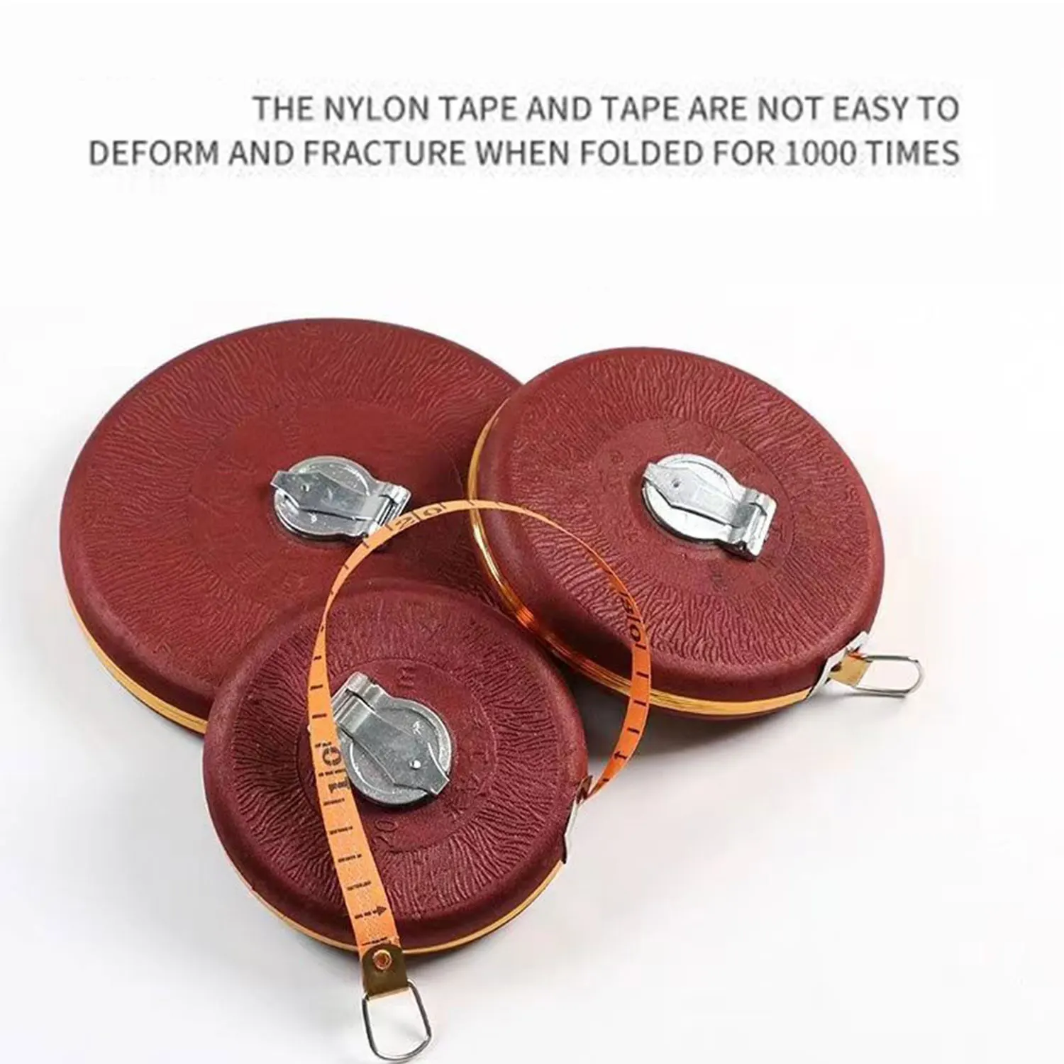 20m 30m 50m 100m measuring tape Linen measuring tape Round measuring tape tool