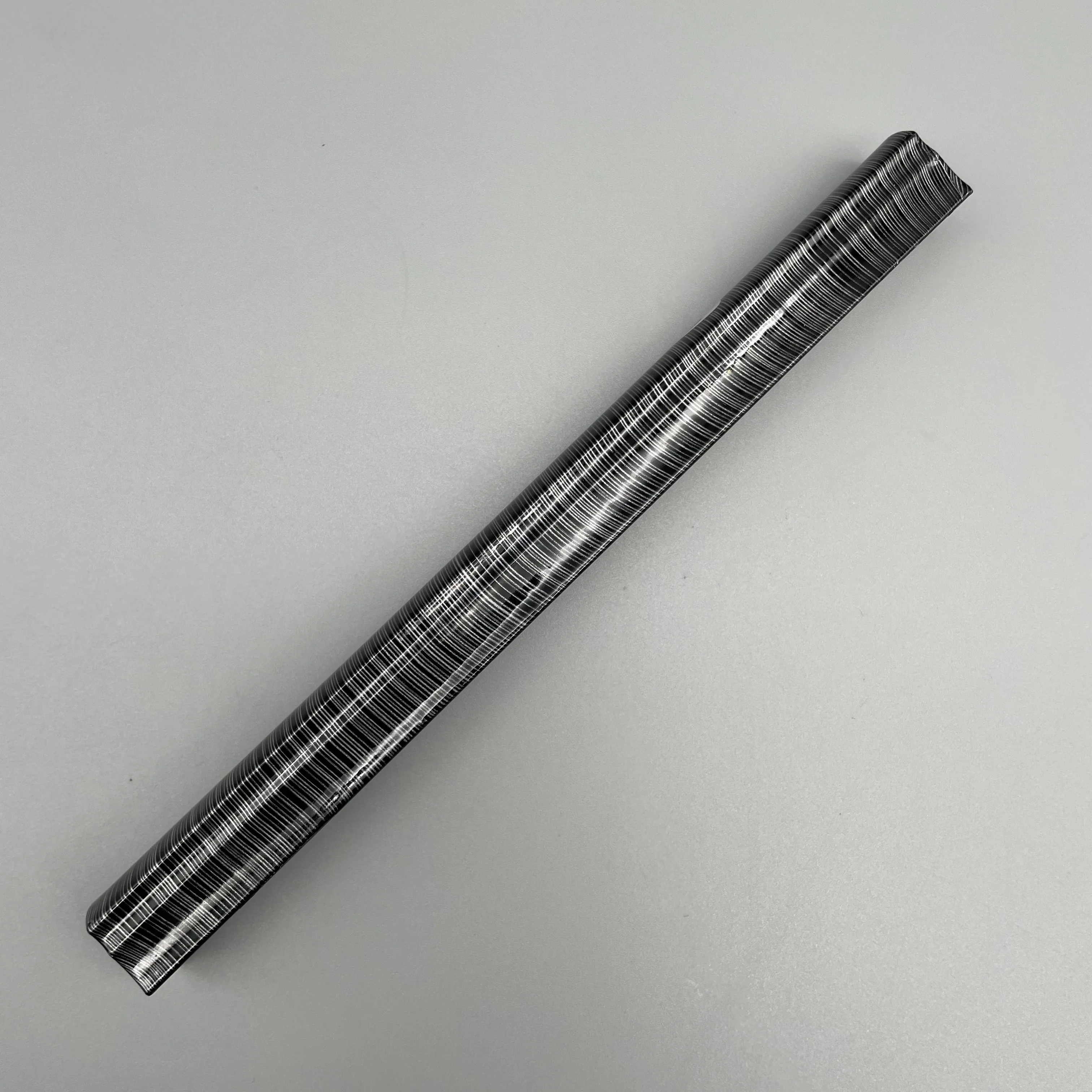 Aluminum Mezuzah Case Black Shin Design Easy Peel and Stick Judaica Door Mezuza for Scroll