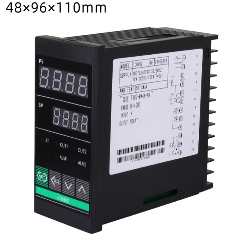 Temperature Controller TCH402 Multi-input signal PID Intelligent Temperature Control
