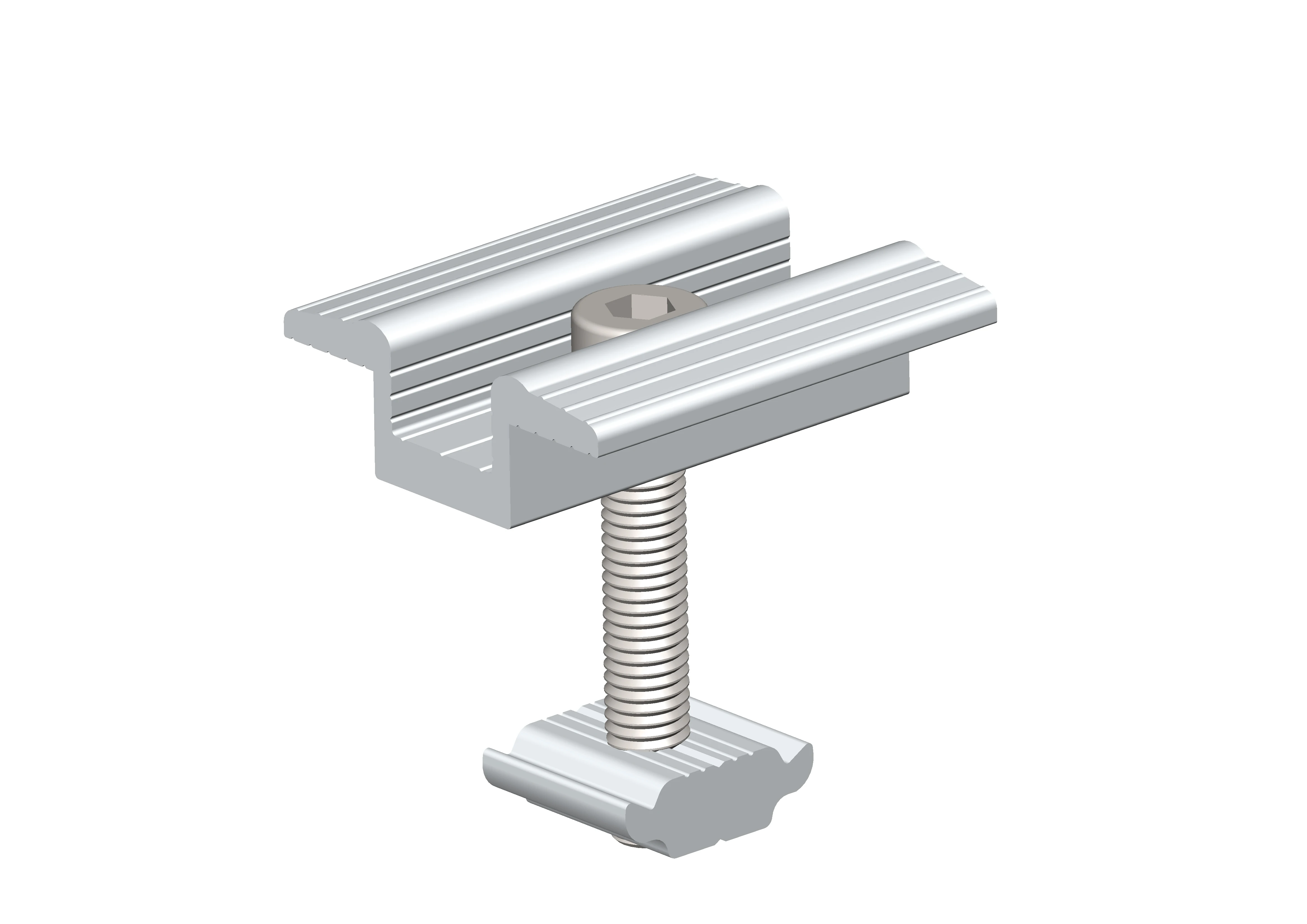 Factory manufactured metal roof L feet aluminum solar mounting
