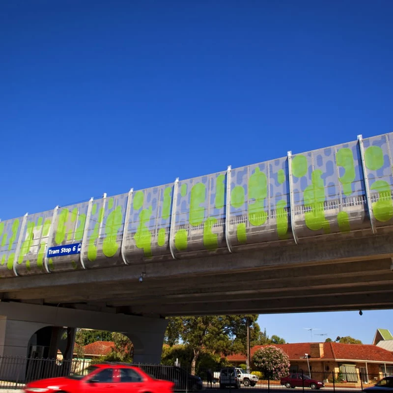 perforated aluminum metal mesh External Cladding Curtain Wall  Facade Panel