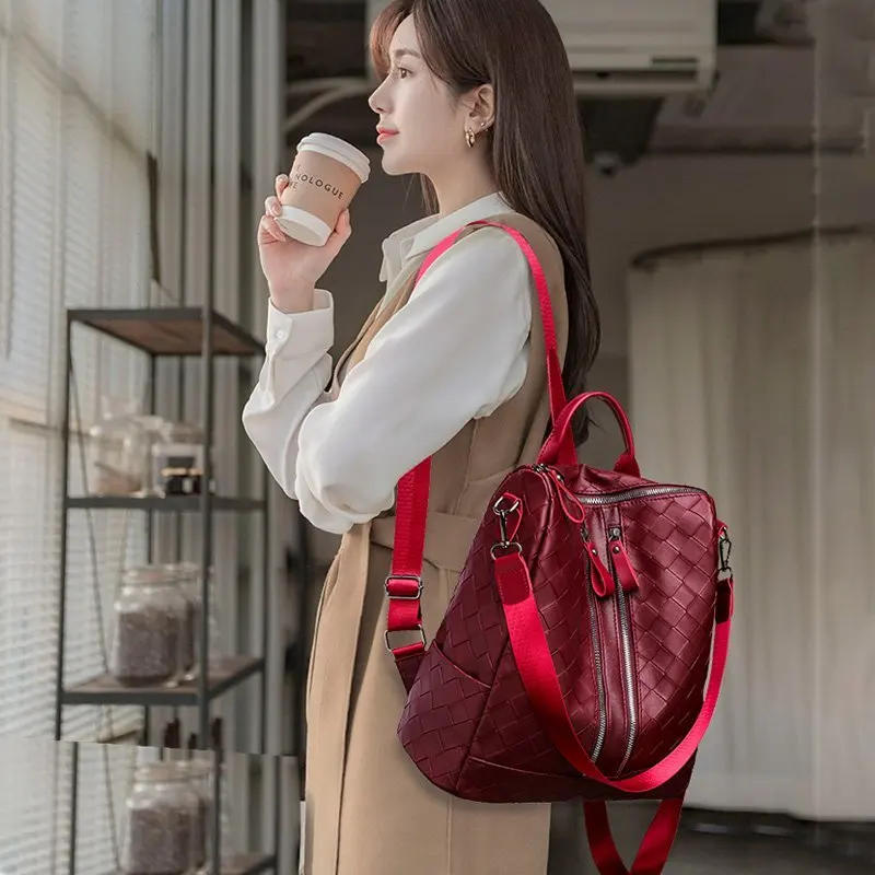 
New Backpack Women Bagpack Casual Anti Theft Backpack for Teenager Girls Schoolbag 2020 