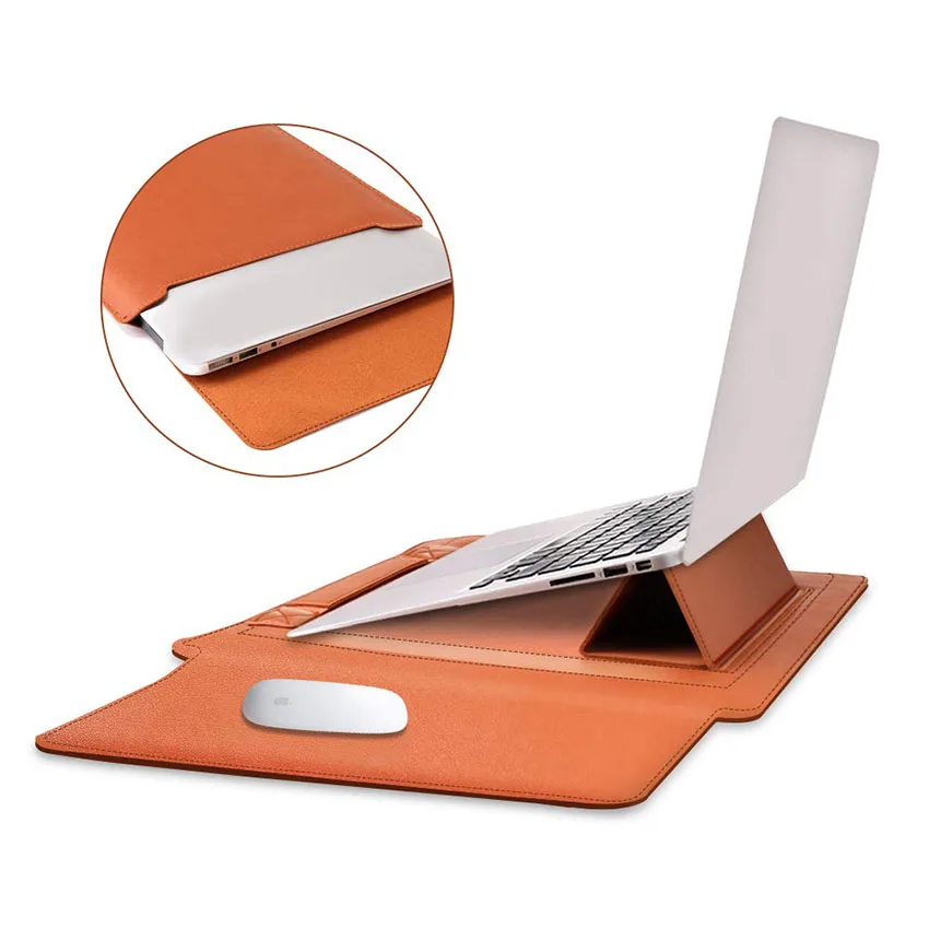 4 in 1 Stand Function Portable Fashionable Luxury Laptop Bags for Men Women Girls Ladies