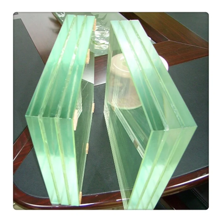 Clear or Colored 16mm 30mm Tempered Laminated Triplex Glass Price For Walkway Floor