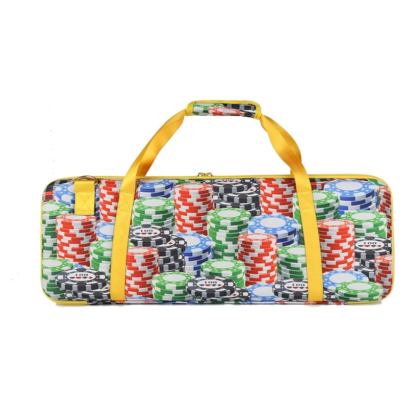 Custom top quality game poker chips 500 eva hard case, casino poker chips case