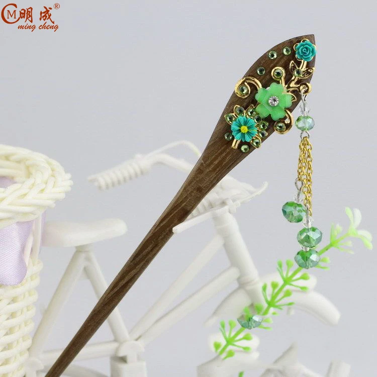 DIY ручной работы, модный стиль, национальных меньшинств Китая Классический Одежда Аксессуары для волос в стиле ретро заколки кисточкой сковорода стилист ювелирные изделия