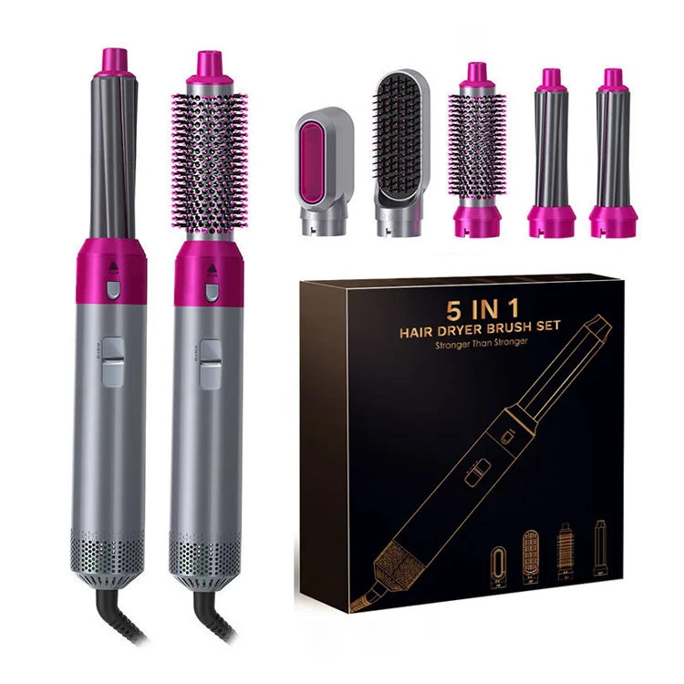 Factory Price 5 in1 Blowout Hair Dryer Brush Hot Air One Step Volumizer Hair Blow Dryer Brush Multi Styler
