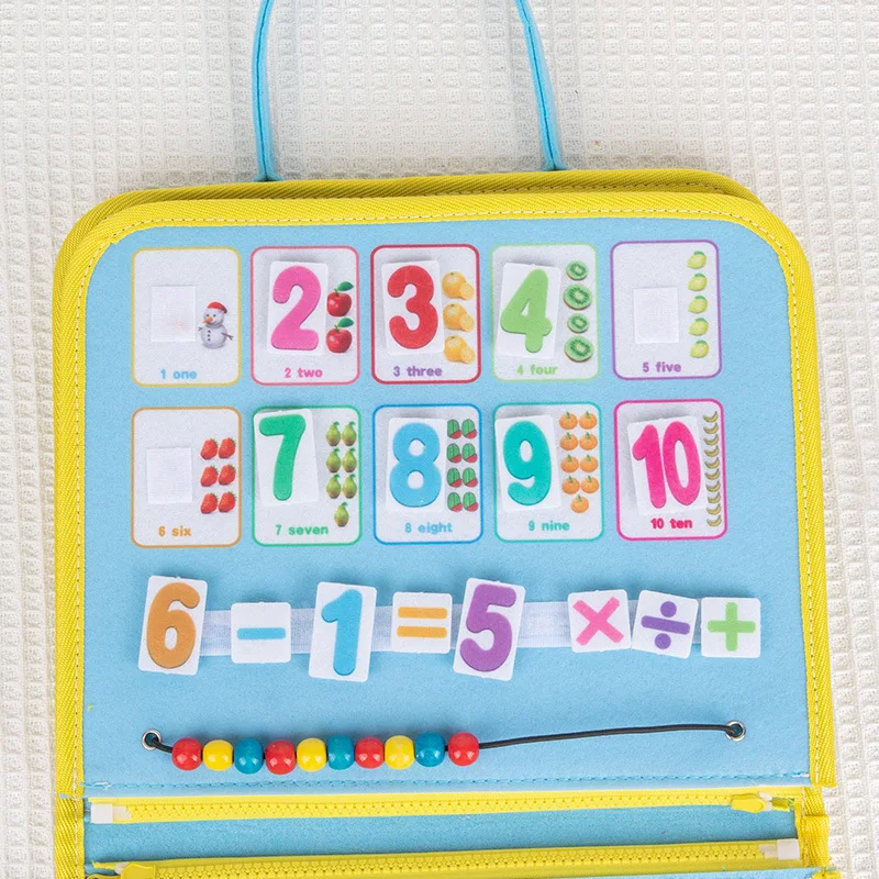 Montessori Toys Busy Board Sensory Activity Developing Board for Motor Skills Learning Board for Toddlers