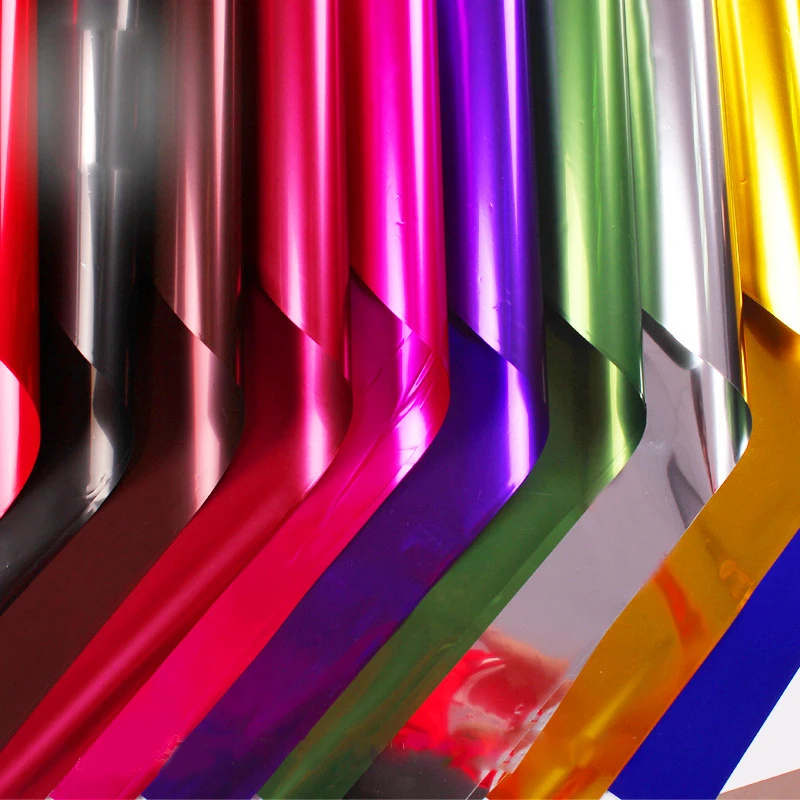 Made In China Pack Direct Pure Cellophane Flower Gift Colours Platinum Wrapping Paper