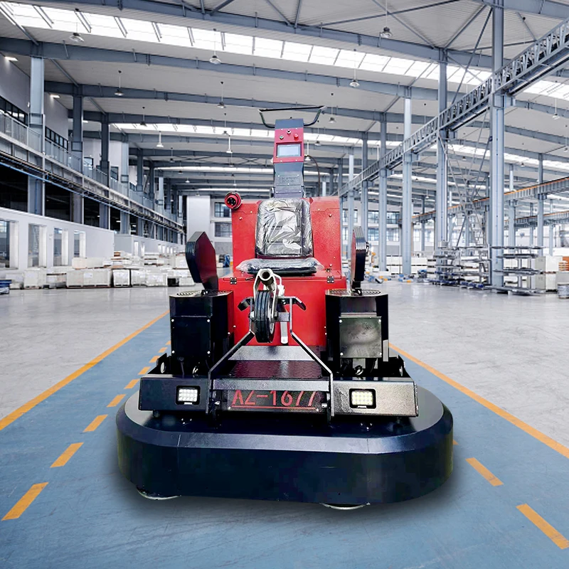 1677 New Automatic Planetary Disc Floor Grinding Machine Car Type PLC Servo Remote Control Gear Gearbox Concrete Surface