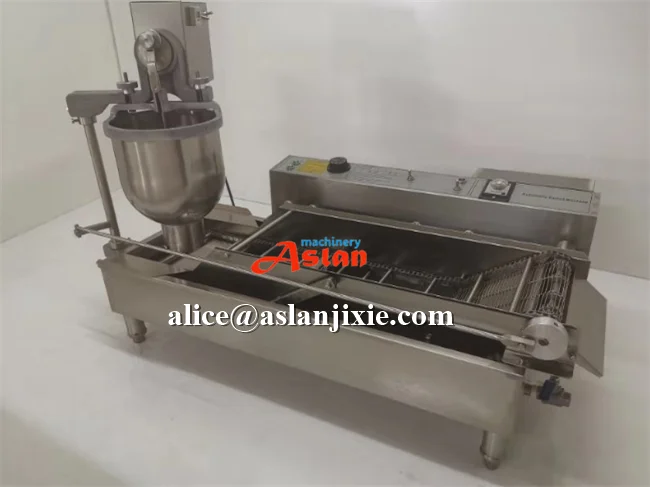 electric mini doughnut making frying machine/ commercial donuts forming fryer