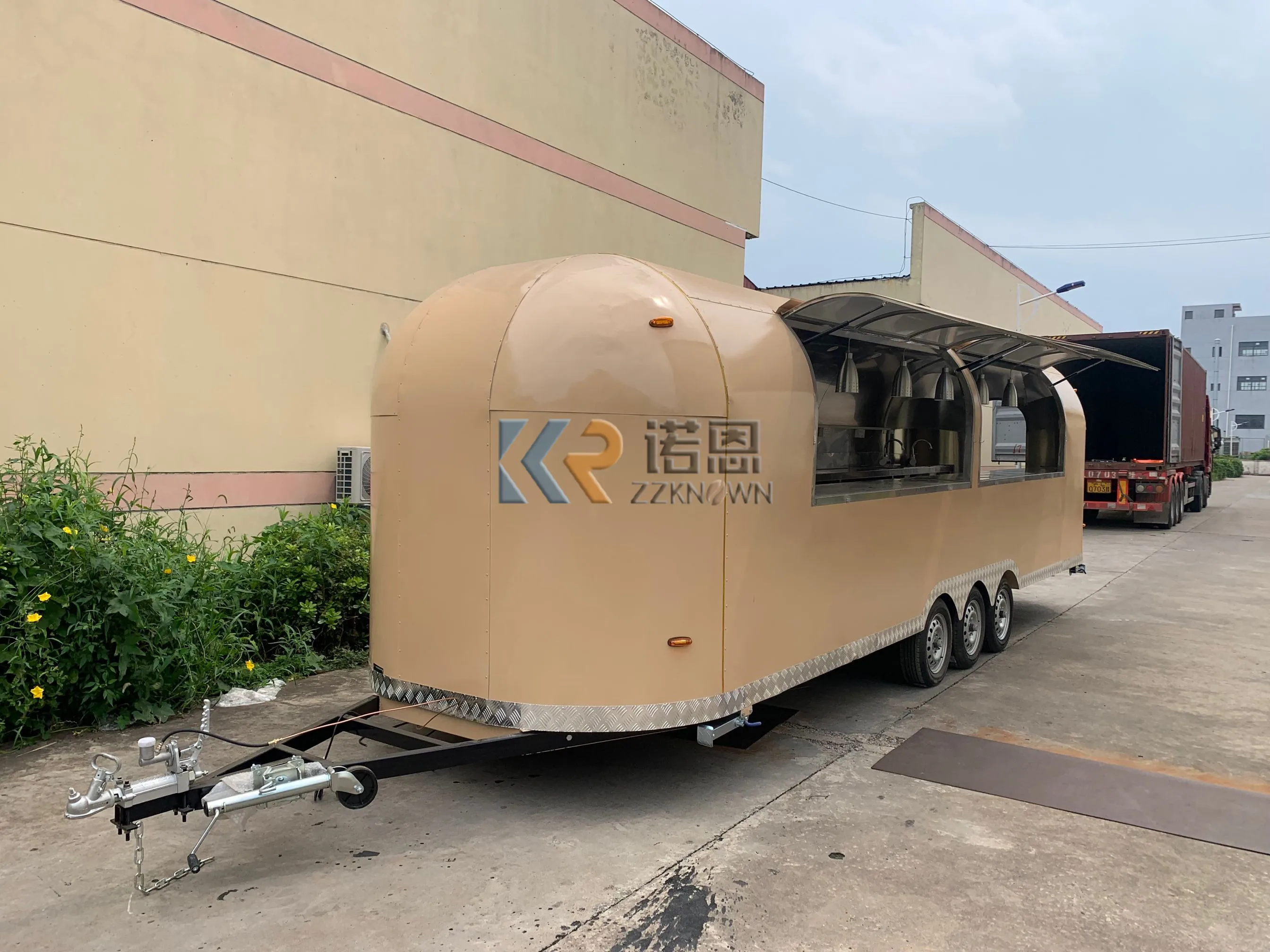 Коммерческая уличная тележка для пищевых продуктов полнооборудованный Британский двухслойный автобус