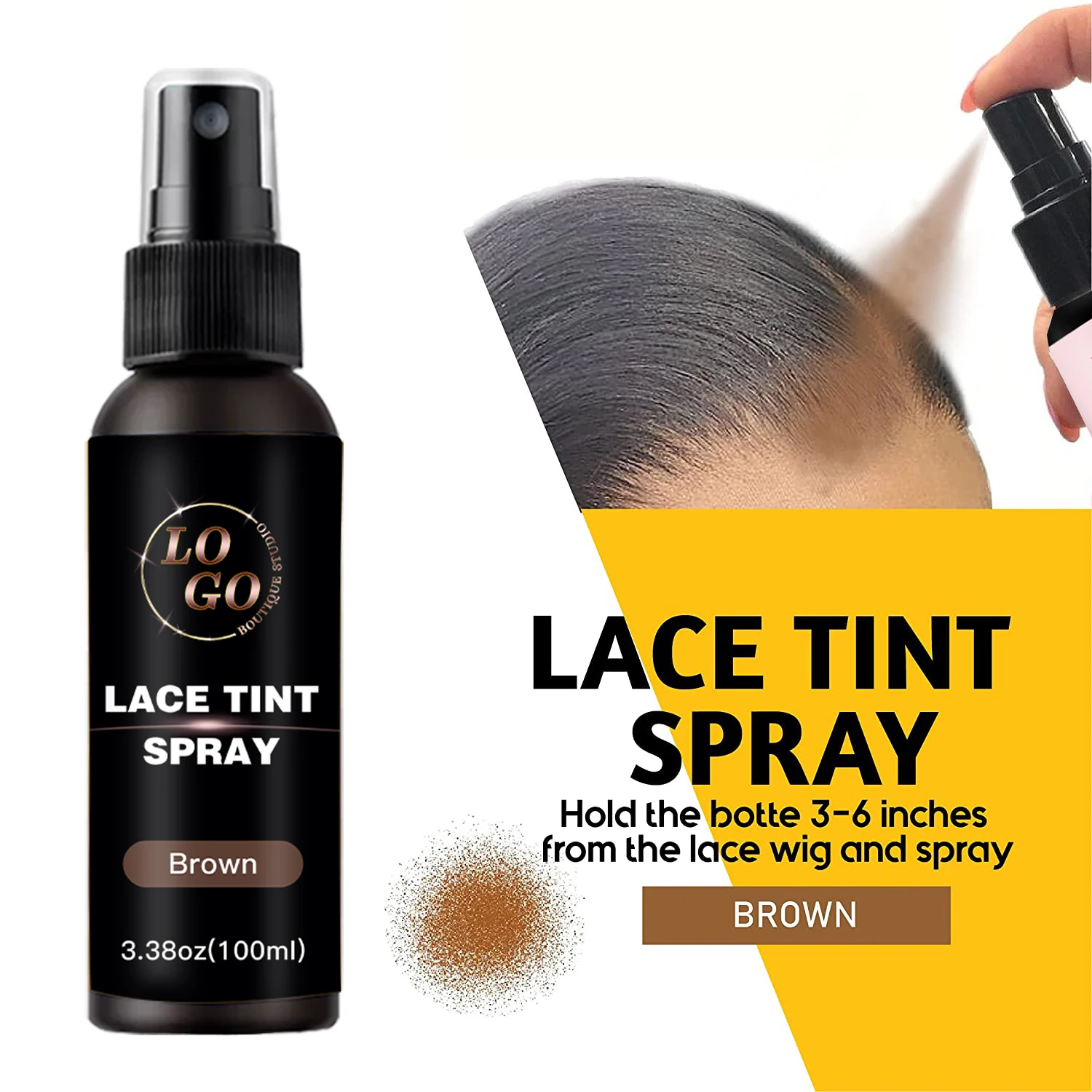 Custom Lace Glue Wax Stick Glue Remover Lace Tint Spray Lace Wig Install Complete Making Install Wig Installation Kit