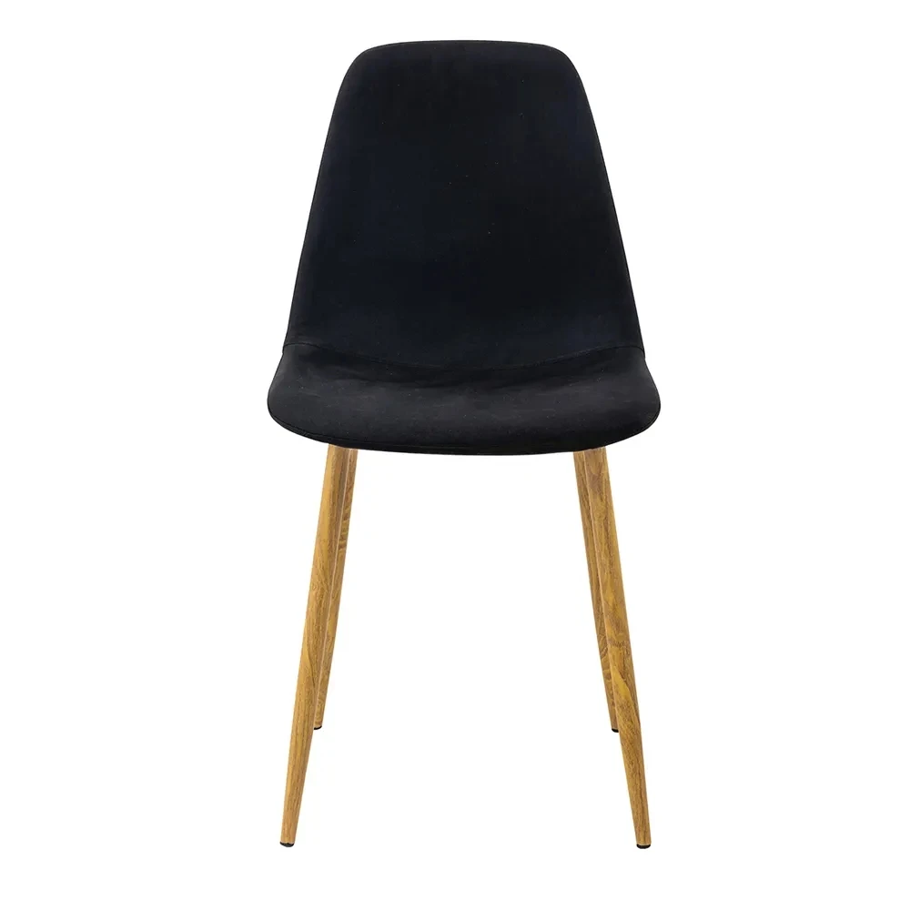 Manufacturer Supplier Hot Selling Simple Design Cafe Restaurant Chairs Fabric Velvet Dining Chairs