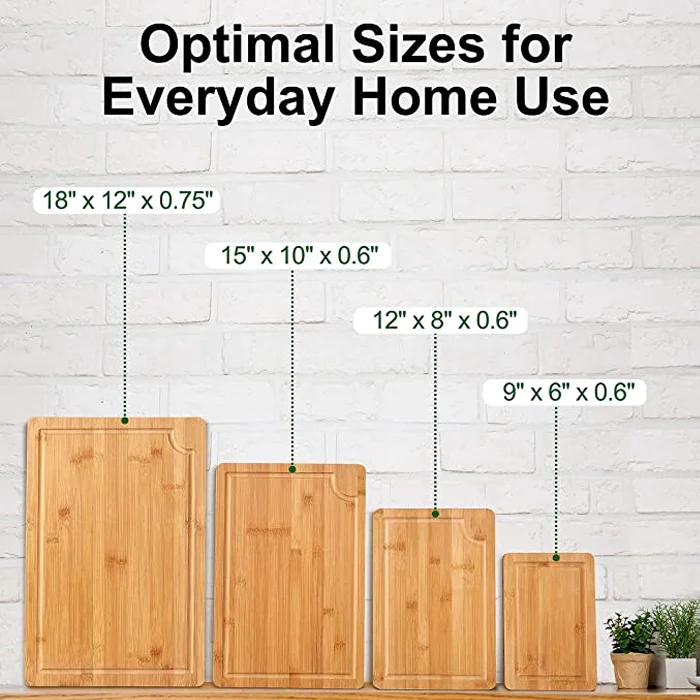  Kitchen Bamboo Wood Chopping Board 4