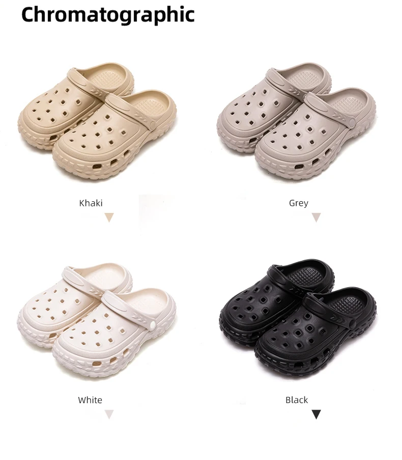 Unisex Adult EVA Injected Garden Clogs Shoes Breathable Adult Summer Slipper Women Mules Summer Hot Garden Shoes with Rainbow