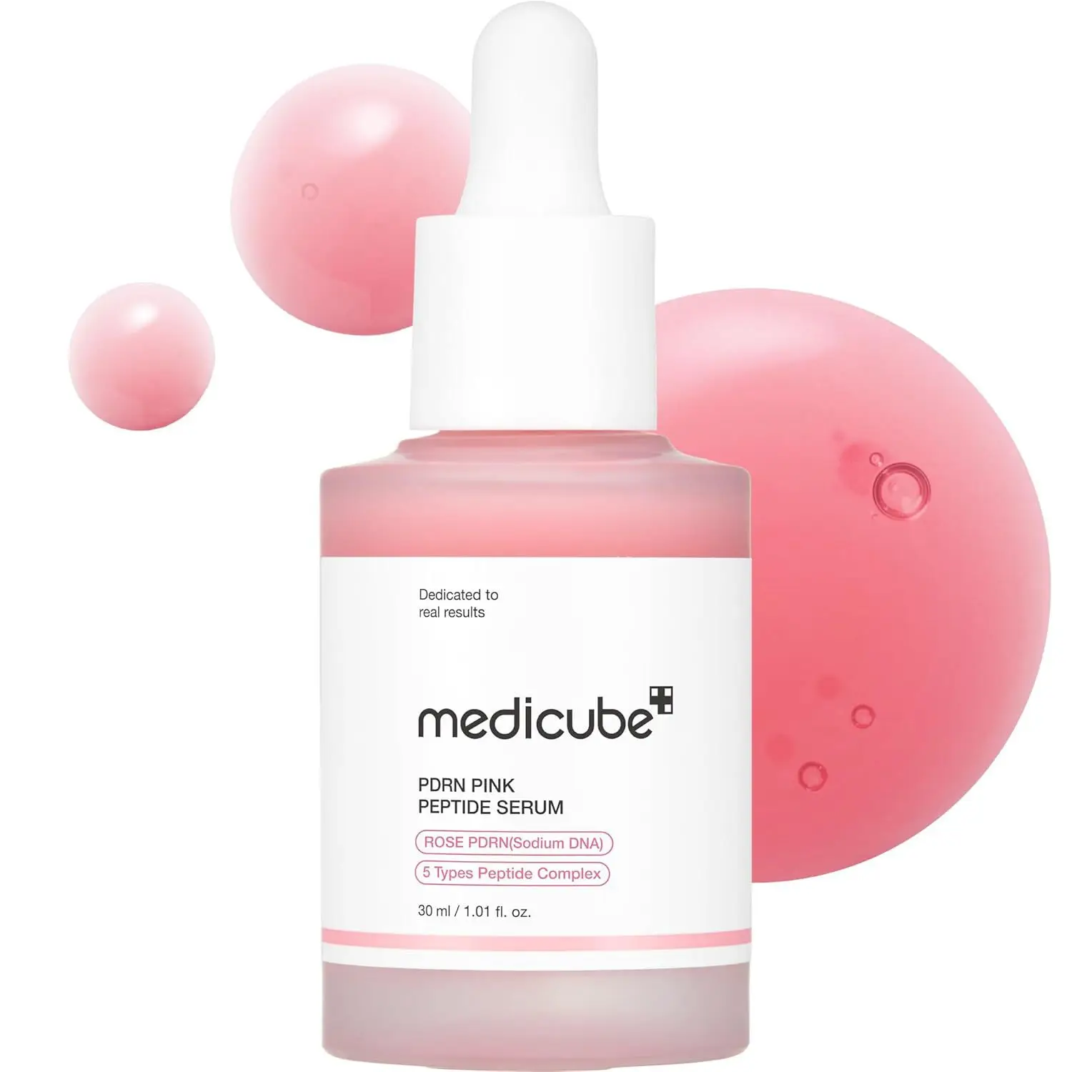 Korea Skincare Medi Cubue Pdrn Pink Peptide Serum Dark Spot Correct Hydrating Moisturizing Face Serum