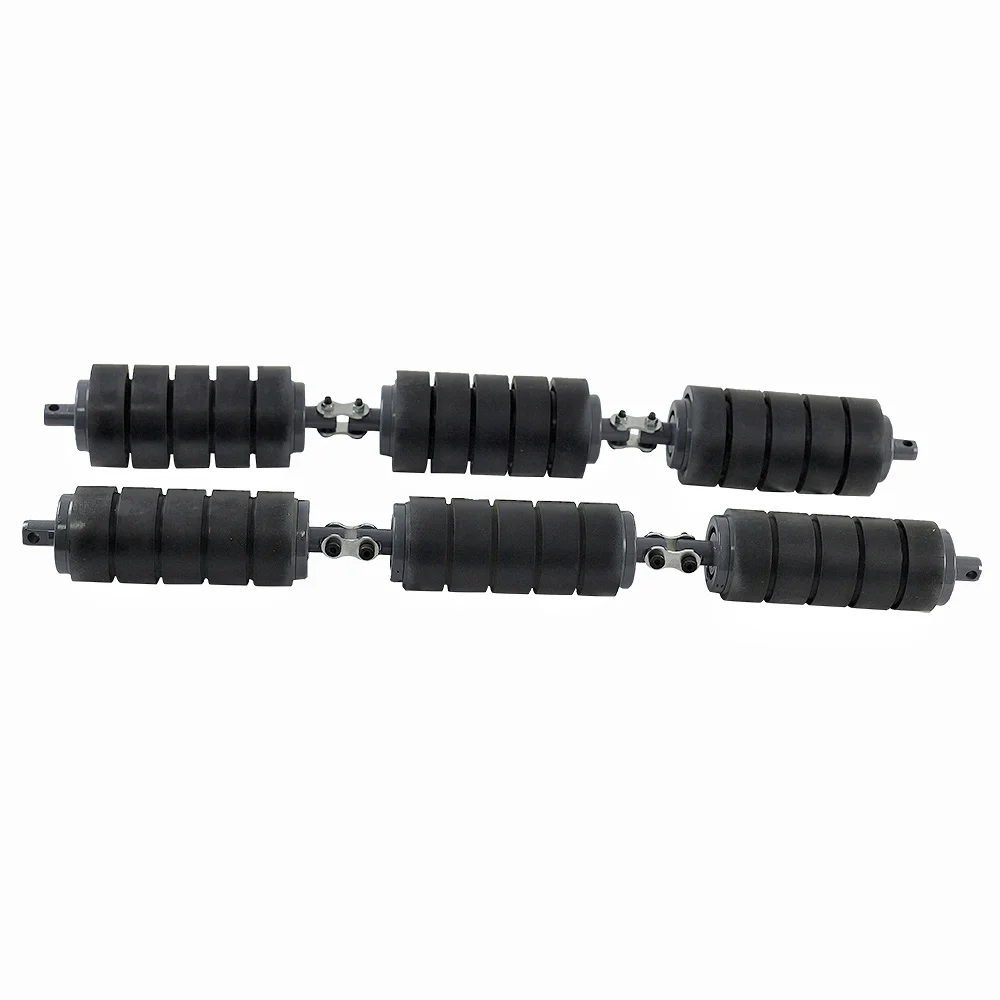 Heavy Duty Mining Industry Rubber Impact Idler Conveyor Impact Rollers