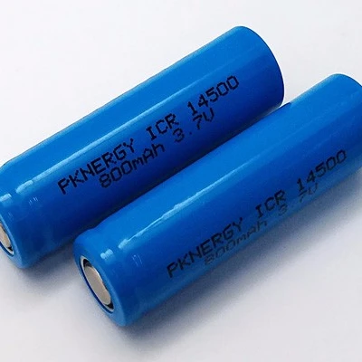 PKNERGY перезаряжаемый aa icr14500 800mah 14500 3 7 v литий-ионный аккумулятор