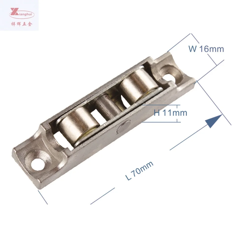 Roller with Zinc Alloy Frame for UPVC or Aluminium Frame Sliding Door and Window Hardware Accessories Manufacturer Factory Price