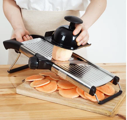  Регулируемый мандолины slicer овощерезка из нержавеющей стали для